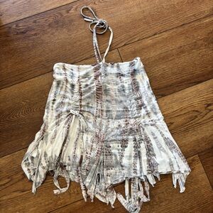 Fairycore Boho Tie-Dye Halter Top